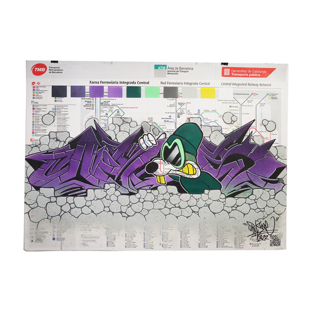 DSC02056 Orus Barcelona metro Map #1 - Image 1