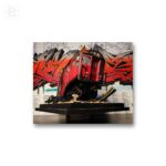 ORUS "NYC Subway Red Bird" SCULPTURE