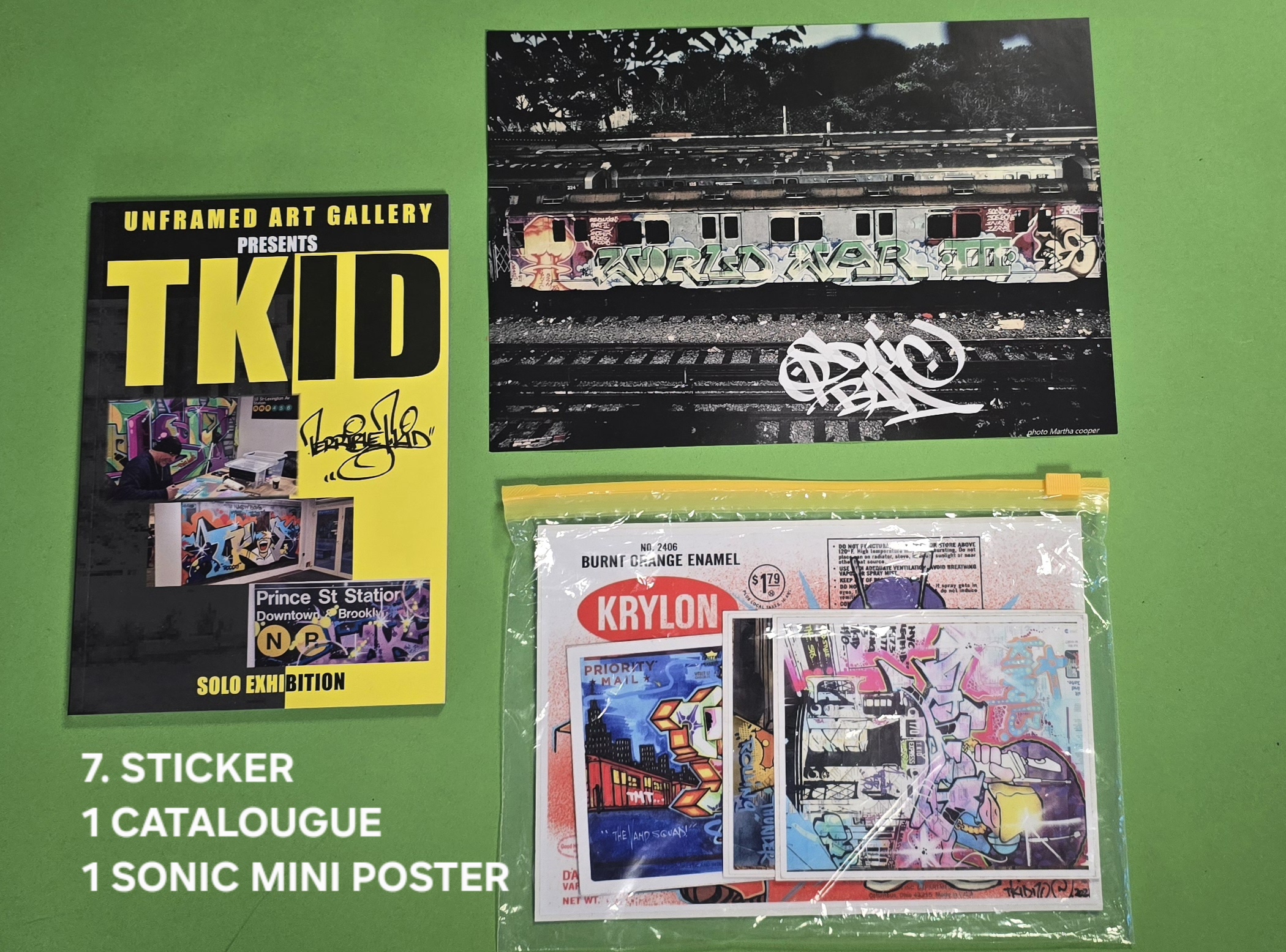 20250318_081040 T-Kid170 "7 Stickers × Catalogue × Sonic Mini Poster - Image 1